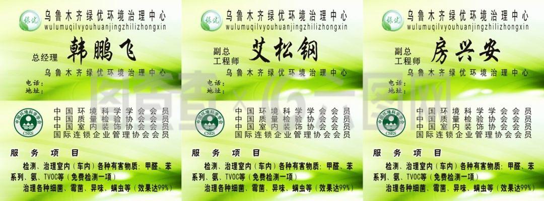 环境治理名片